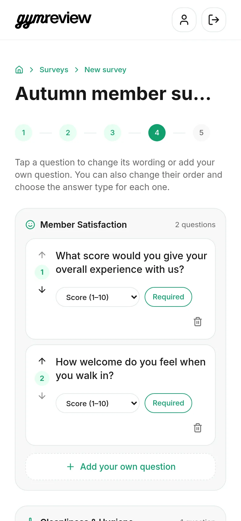 Step 4: review questions